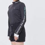 Become LONG SLEEVE MOCK TEE/WOMEN