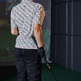 TARGET GOLF PATTERN MOCK TEE/WOMEN