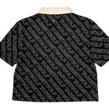 PATTERN POLO T-SHIRT / WOMEN