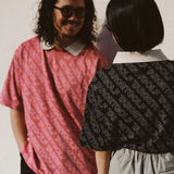 PATTERN POLO T-SHIRT / WOMEN