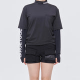 POCKET MOCK TEE/WOMEN