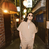 TG HALF-ZIP T-SHIRT / MEN