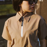 TG HALF-ZIP T-SHIRT / WOMEN