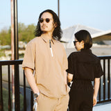 TG HALF-ZIP T-SHIRT / WOMEN