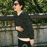 TG PATTERN SWEAT/WOMEN