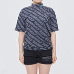 TARGET GOLF PATTERN MOCK TEE/WOMEN Womens Tops ゴルフウェア