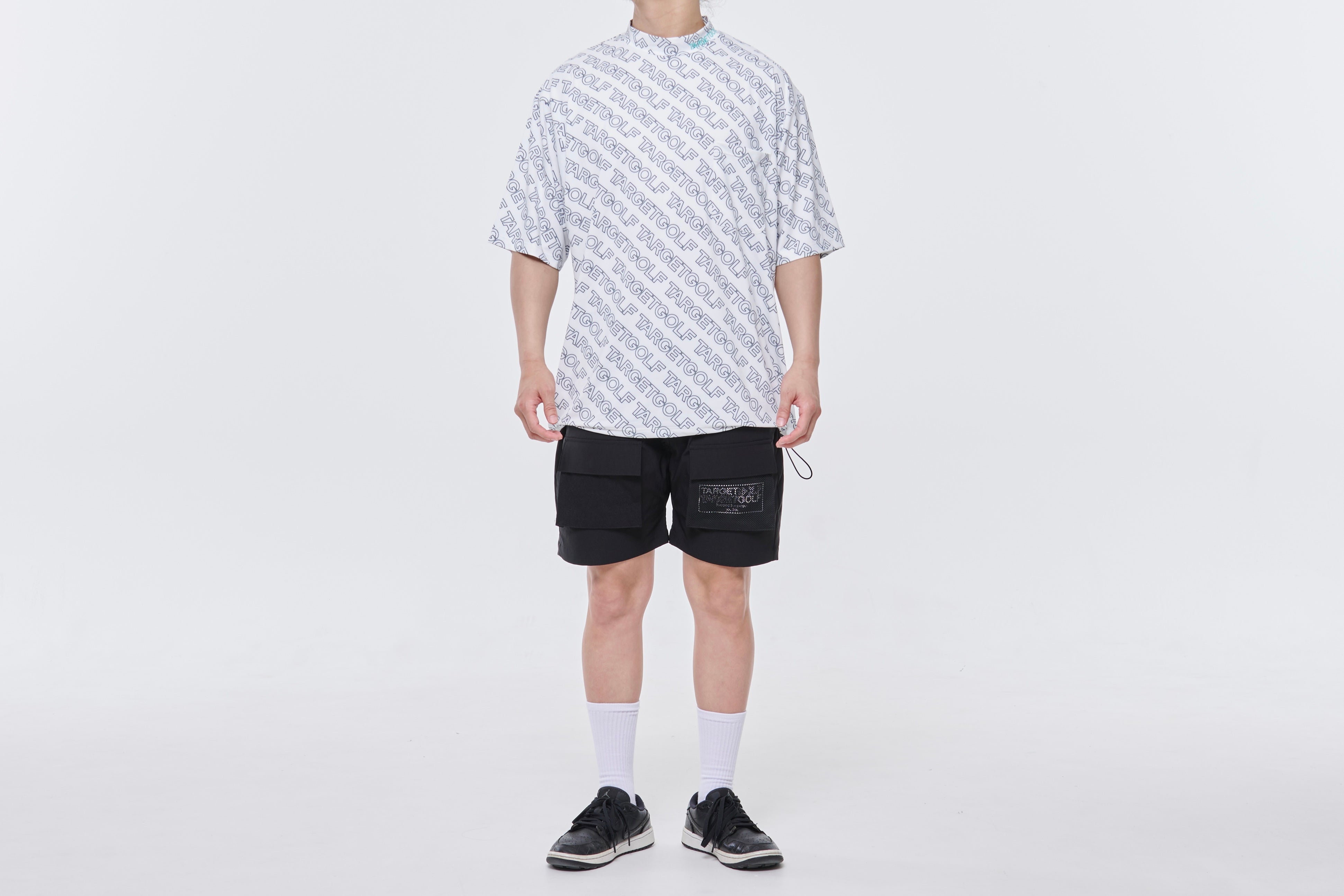 TARGET GOLF PATTERN MOCK TEE/MEN Mens Tops ゴルフウェア